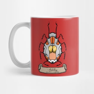 Rebel fighter insect Mug